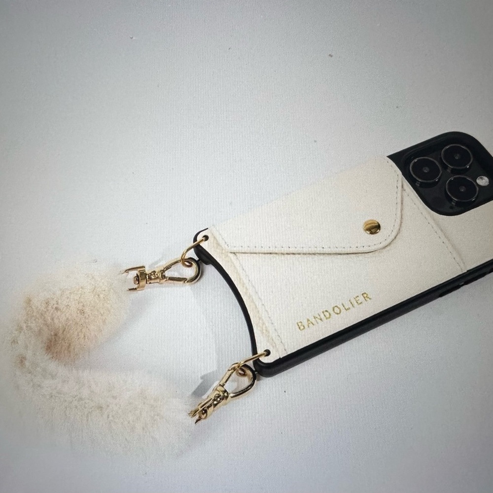 Bandolier  Norah  fur cream wristlet